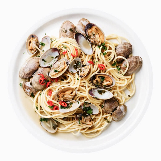 Паста с мидиями (острая)